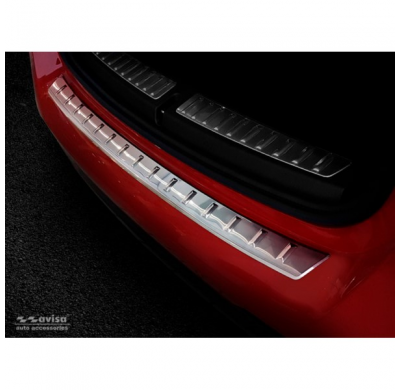 Protector De Paragolpes Trasero Acero Inox Bmw 1-Serie F40 2019- With M-Pakage 'Ribs'