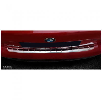 Protector De Paragolpes Trasero Acero Inox Bmw 1-Serie F40 2019- With M-Pakage 'Ribs'