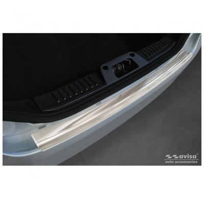 Protector de parachoques trasero de acero inoxidable adecuado para Ford Fiesta 3/5 puertas 2008-2012 y FL 2012-2017 incl. Fiesta