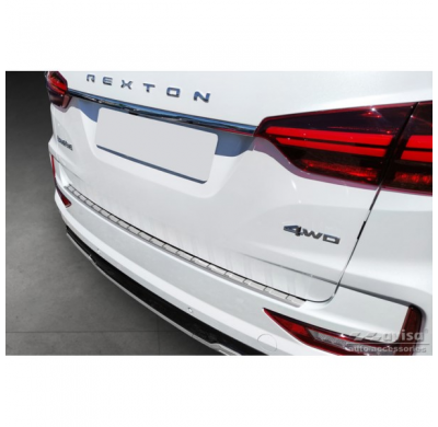 Protector de acero inoxidable para el parachoques trasero del Ssangyong Rexton (YK) Facelift 2021- 'Ribs'