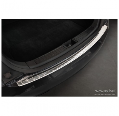 Protector de paragolpes trasero de acero inoxidable para Tesla Model S 2012- 'Ribs'