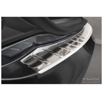 Protector de paragolpes trasero de acero inoxidable para Tesla Model S 2012- 'Ribs'