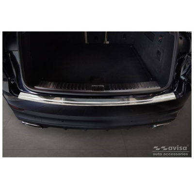 Protector de parachoques trasero de acero inoxidable para Porsche Cayenne III 2017-