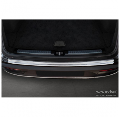 Protector de parachoques trasero de acero inoxidable apto para Mercedes EQC (N293) 2019- 'Ribs'