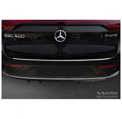 Protector de parachoques trasero de acero inoxidable apto para Mercedes EQC (N293) 2019- 'Ribs'