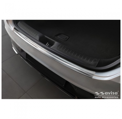 Protector de parachoques trasero de acero inoxidable apto para Mercedes GLC II Coupé (C254) 2023-