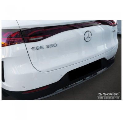 Protector de parachoques trasero de acero inoxidable apto para Mercedes EQE SUV (X294) 2022- 'Ribs'