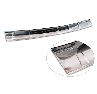 Protector de parachoques trasero de acero inoxidable Avisa compatible con Subaru Crosstrek III 2023 - 'Ribs'