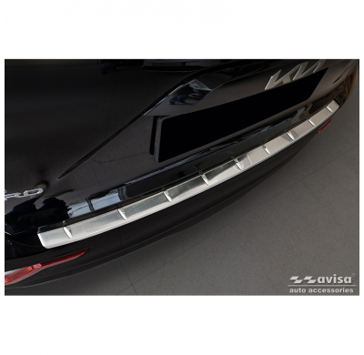 Protector de parachoques trasero de acero inoxidable apto para Kia Niro II Hybrid y Niro II EV (SG2) 2022- 'Ribs'