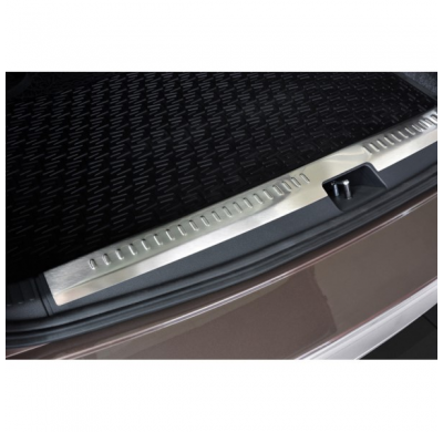 Stainless Steel Inner Rear Bumper Protector Skoda Octavia Iii Combi 2013-2016 & Fl 2017- 'Ribs'