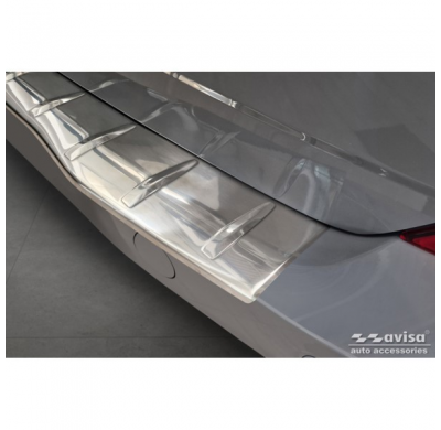 Protector de Parachoques Trasero de Acero Inoxidable apto para Ford Transit Custom 2023- 'Ribs'