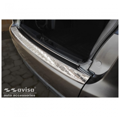 Protector de parachoques trasero de acero inoxidable valido para Mitsubishi Outlander II 2006-2012 / Peugeot 4007 2007-2012 / Ci