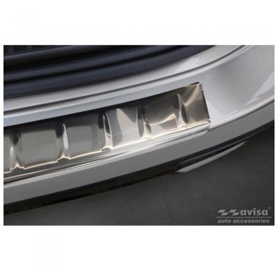 Protector de parachoques trasero en acero inoxidable para Mercedes GLC II (X254) 2022- 'Ribs'.