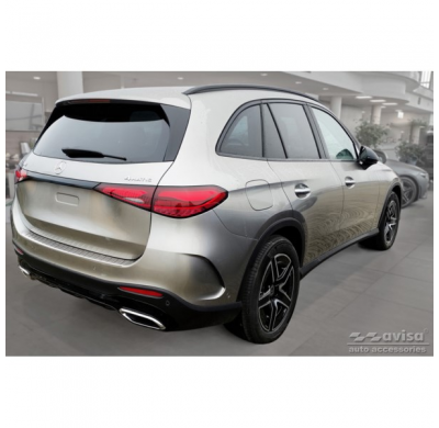 Protector de parachoques trasero en acero inoxidable para Mercedes GLC II (X254) 2022- 'Ribs'.