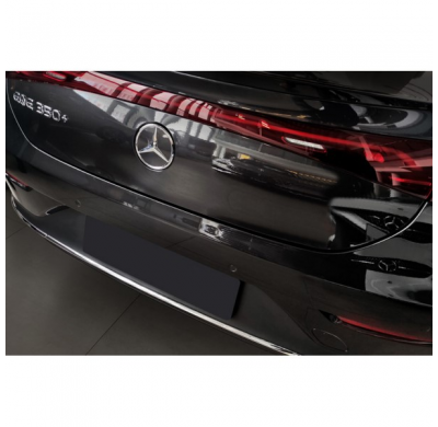 Protector de parachoques trasero en acero inoxidable para Mercedes EQE (V295) 2022- 'Ribs'.