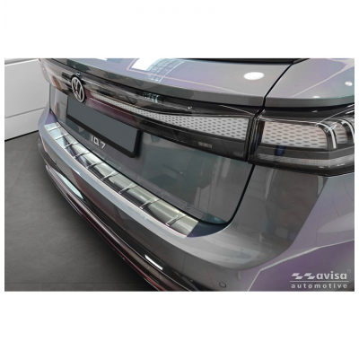 Protector de parachoques trasero de acero inoxidable Avisa negro mate para Ford Transit Courier II / Tourneo Courier II 2023 - '