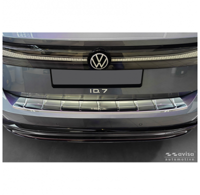 Protector de parachoques trasero de acero inoxidable Avisa negro mate para Ford Transit Courier II / Tourneo Courier II 2023 - '