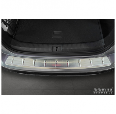 Protector de parachoques trasero de acero inoxidable Avisa negro mate para Ford Transit Courier II / Tourneo Courier II 2023 - '