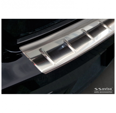 Protector de parachoques trasero de acero inoxidable apto para Polestar 2 2019-2023 y Facelift 2023- 'Ribs'