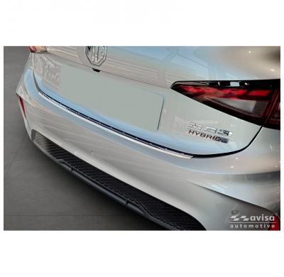 Protector de parachoques trasero de acero inoxidable Avisa apto para MG 3 III 2024 - 'Ribs'