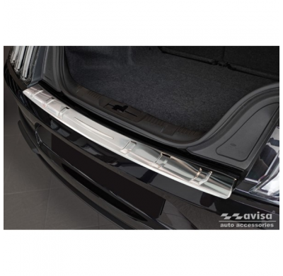 Protector de parachoques trasero de acero inoxidable adecuado para Ford Mustang VI Coupé 2015-2017 y FL 2017- incl. GT 'Costilla
