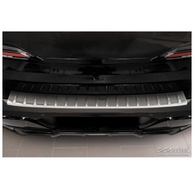 Protector de parachoques trasero de acero inoxidable adecuado para BMW Serie 7 (G70) 2023- con M-Pakage 'Ribs'