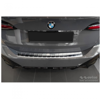Protector de parachoques trasero de acero inoxidable para BMW Serie 2 Active Tourer U06 M-Package 2021- 'Ribs'