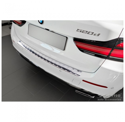 Protector de parachoques trasero de acero inoxidable adecuado para BMW Serie 5 G31 Touring Facelift 2020- excl. M-Sport 'Costill