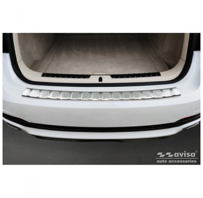 Protector De Parachoques Trasero De Acero Inoxidable Adecuado Para Bmw X6 Ii F16 2014-2019 'Ribs' Excl. Paquete M