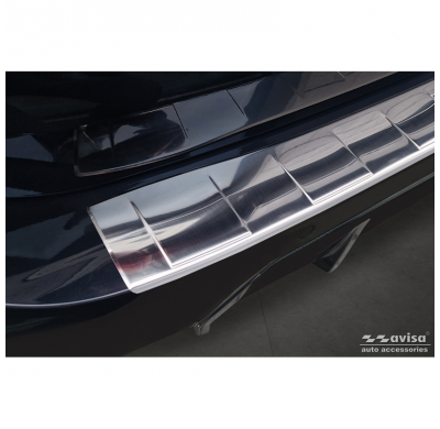 Protector de parachoques trasero de acero inoxidable apto para BMW Serie 3 Touring (G21) Facelift 2022- con M-Pakage 'Ribs'