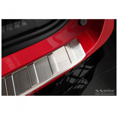 Protector de parachoques trasero de acero inoxidable apto para Renault Austral 2022- "Ribs"