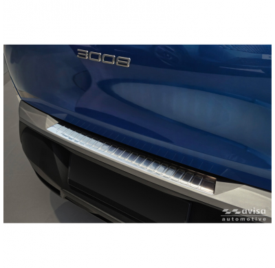 Protector de parachoques trasero de acero inoxidable Avisa para Volkswagen ID.7 Tourer 2024 - Costillas