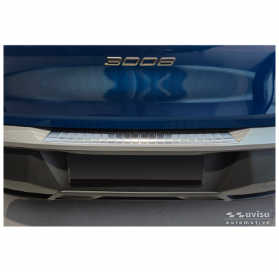 Protector de parachoques trasero de acero inoxidable Avisa para Volkswagen ID.7 Tourer 2024 - Costillas