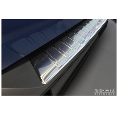 Protector de parachoques trasero de acero inoxidable Avisa para Volkswagen ID.7 Tourer 2024 - Costillas