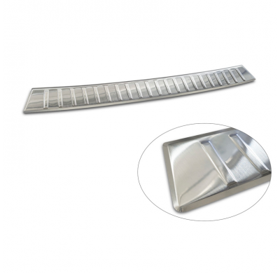 Protector de parachoques trasero de acero inoxidable Avisa para Volkswagen ID.7 Tourer 2024 - Costillas