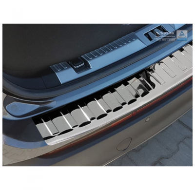 Protector Cromado Acero Paragolpes Trasero Ford Edge Ii 2014-2018 'Ribs'