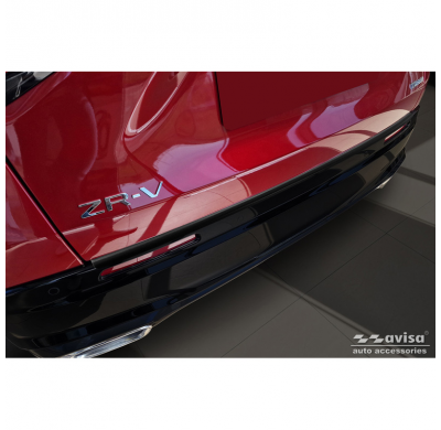 Protector de parachoques trasero de acero inoxidable negro mate adecuado para Honda ZR-V (RZ4) 2023-