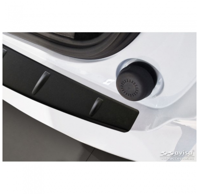 Protector de parachoques trasero de acero inoxidable negro mate apto para Volvo EX30 2023- 'Ribs'