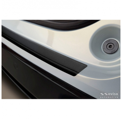 Protector de parachoques trasero Avisa de acero inoxidable negro mate compatible con Honda HR-V III 2021 - 'Ribs'