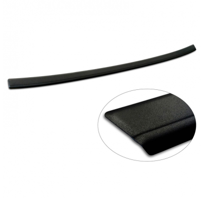 Protector de parachoques trasero Avisa de acero inoxidable negro mate compatible con Honda HR-V III 2021 - 'Ribs'