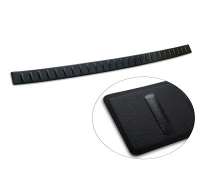 Protector de parachoques trasero Avisa de acero inoxidable negro mate compatible con Peugeot 5008 III 2024 - 'Ribs'