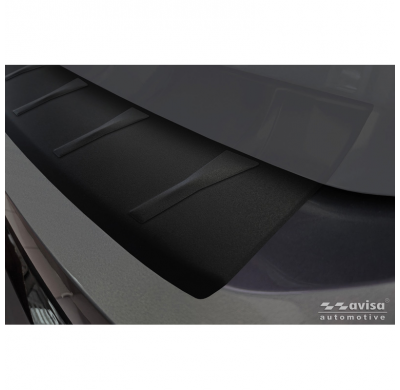 Protector de parachoques trasero Avisa de acero inoxidable negro, para Ford Explorer EV 2024 - 'Ribs'