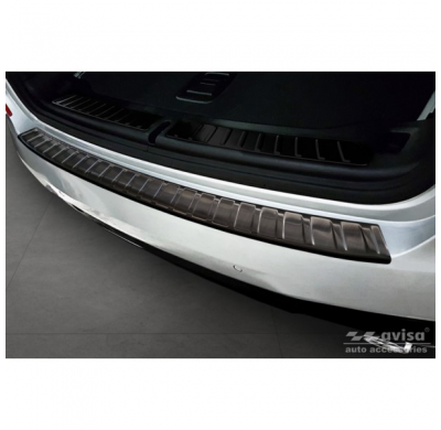 Protector Negro Acero Paragolpes Trasero Bmw X3 G01 M-Package 2017- 'Ribs'