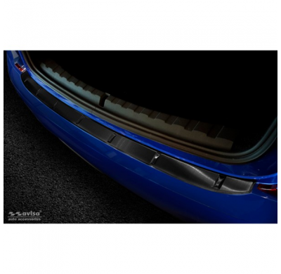 Protector Trasero De Paragolpes Acero Negro Para Bmw 3-Series G20 Sedan M-Package 2018-
