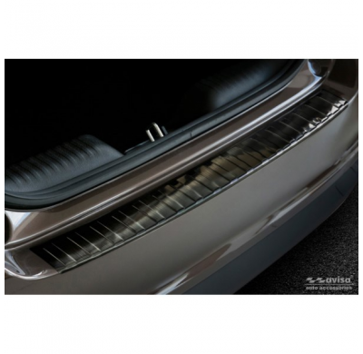 Protector Trasero De Paragolpes Acero Negro Para Fiat Tipo Sedan 2016- 'Ribs'