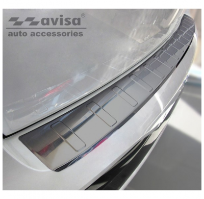 Protector Trasero De Paragolpes Acero Negro Para Bmw X7 (G07) 2019- 'Ribs'