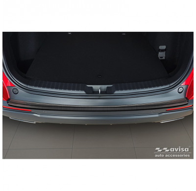 Protector de parachoques trasero de acero inoxidable negro apto para Honda CR-V VI 2023-