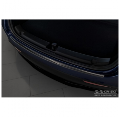 Protector de parachoques trasero de acero inoxidable negro adecuado para Tesla Model Y 2020-