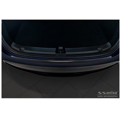 Protector de parachoques trasero de acero inoxidable negro adecuado para Tesla Model Y 2020-