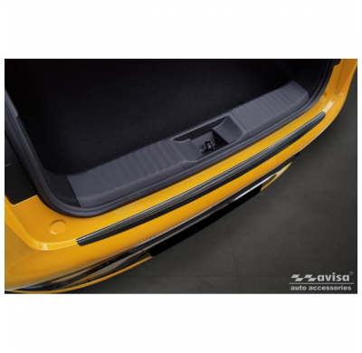 Protector de parachoques trasero de acero inoxidable negro apto para Toyota Prius V (XW60) 2023-